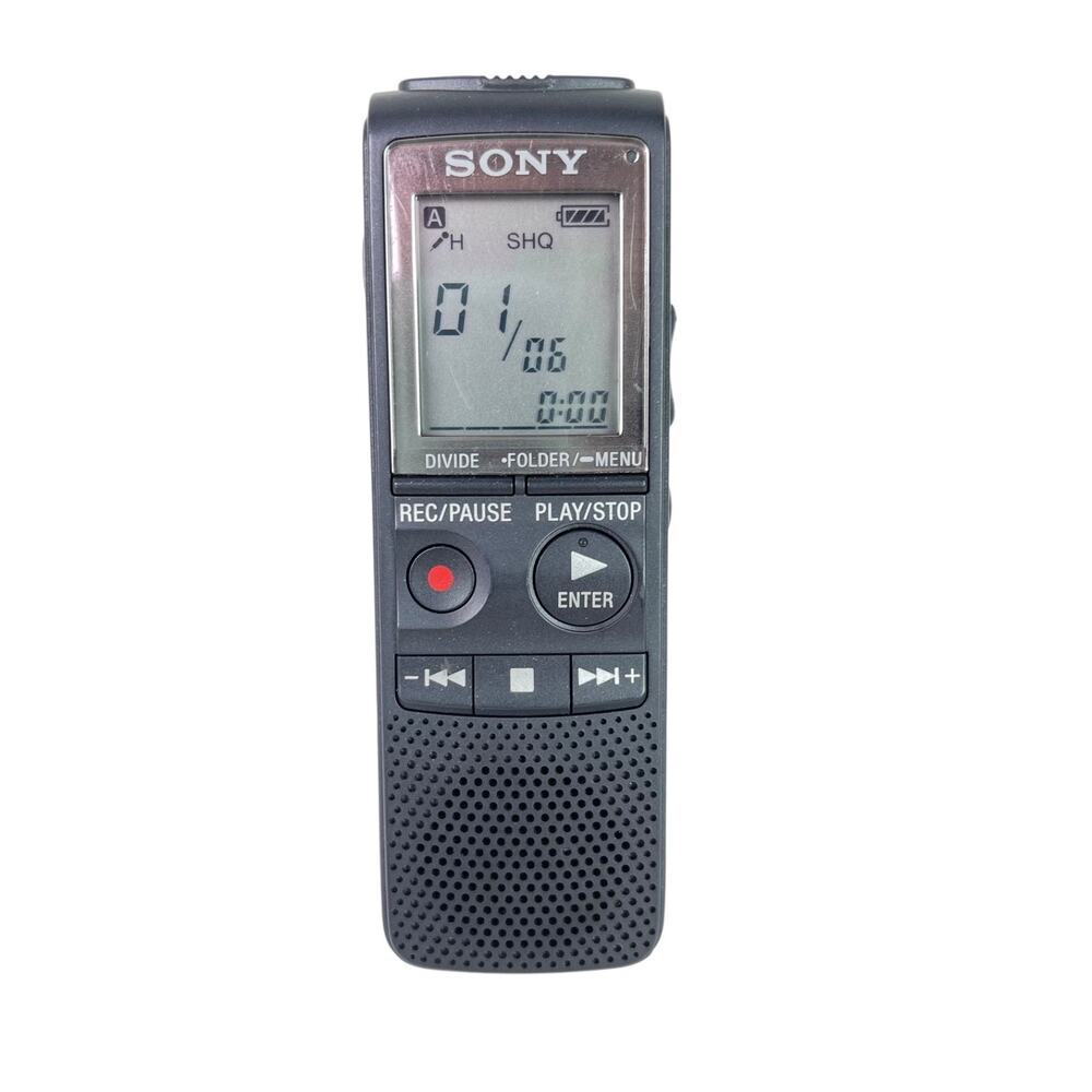 Sony ICD-PX820 (2048 MB, 535.5 Hours) Handheld Digital Voice Recorder TESTED